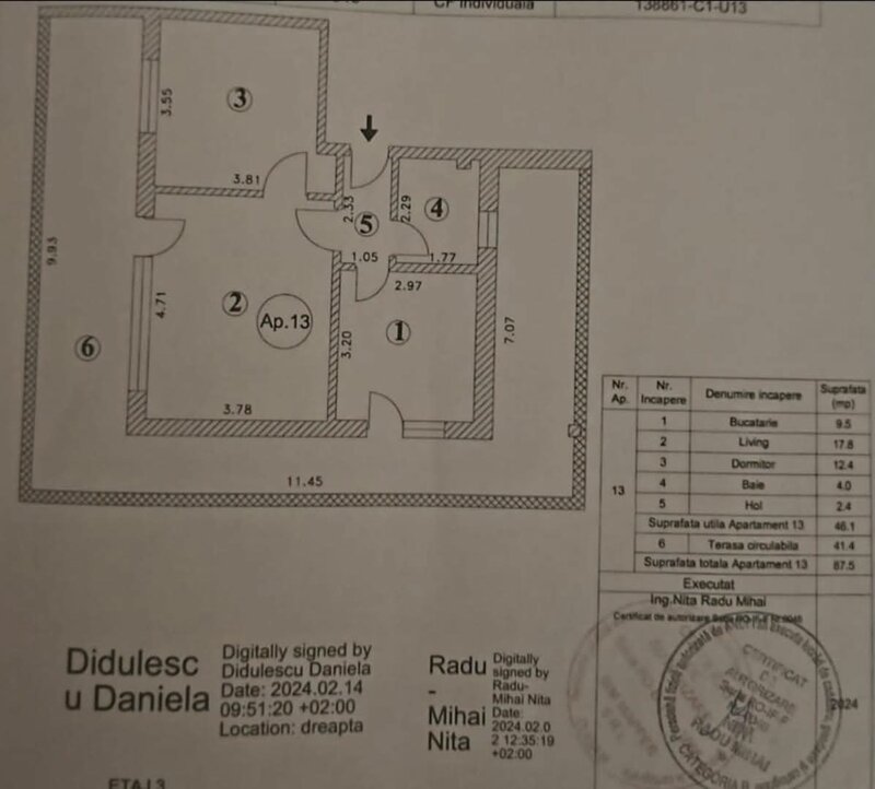 Ilfov Apartament 2 camere Soseaua Alexandriei -Bragadiru 88 mp Bloc nou 20